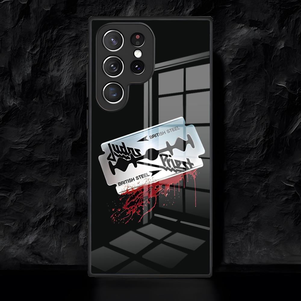 Band J-Judas P-Priest Phone Case For Samsung S26 S25 Edge Ultra 24 23 22 21 Ultra Plus Fe A55 56 15 4G 5GGlass Cover