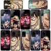 Pour Samsung Galaxy S25 S24 S23 S22 Ultra FE Plus A17 A37 A57 A56 A55 A06 A16 A15 A36 A26 A35 A05 A25 A54 A34 Coque Dessin Animé Luffy Roronoa Zoro One Piece