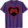 Valentinstag Gaming Herz Valentinstag Gamer T-Shirt