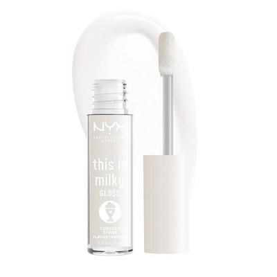NYX This Is Milky Gloss 4ml 1 Pack Coquito Shake NYX PROFESSIONAL MAKEUP This Is Milky Gloss, Lip