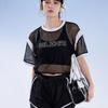 2025 Women's Three-Piece Korean Style Swimwear - Conservative, Tummy Control, Slimming, Split Design for Students.