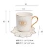 Creative Turkish Blue Evil Eye Cup And Hamsa Hand Saucer Coffee Tea Milk Water Mug Modern Room Decoration Ceramic Gifts