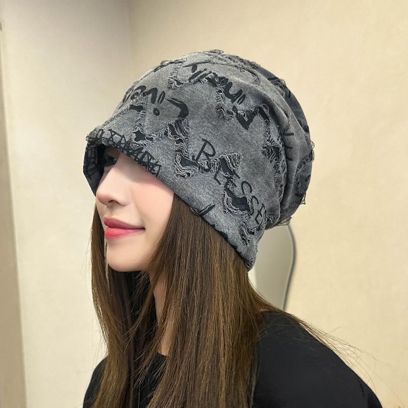 Hip Hop Beanies Hats For Men Women Spring Summer Thin Unisex Streetwear Loose Style Hats