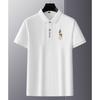 STORN Men's Embroidered Casual Fashion Short Sleeved POLO Shirt Summer Comfortable Top