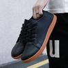 Minimalist Business PU Leather Shoes Wide Toe Outdoor Walking Shoes Waterproof Flats Light Jogging Training Casual Sneakers
