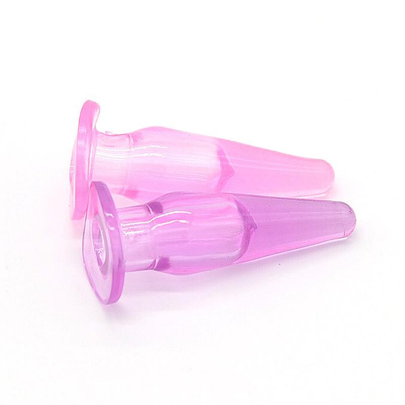 Soft Jelly Finger Anal Plug Mini Bullet Butt Plug Clitoris Stimulator Anal Sex Toys for Woman Adult Sex