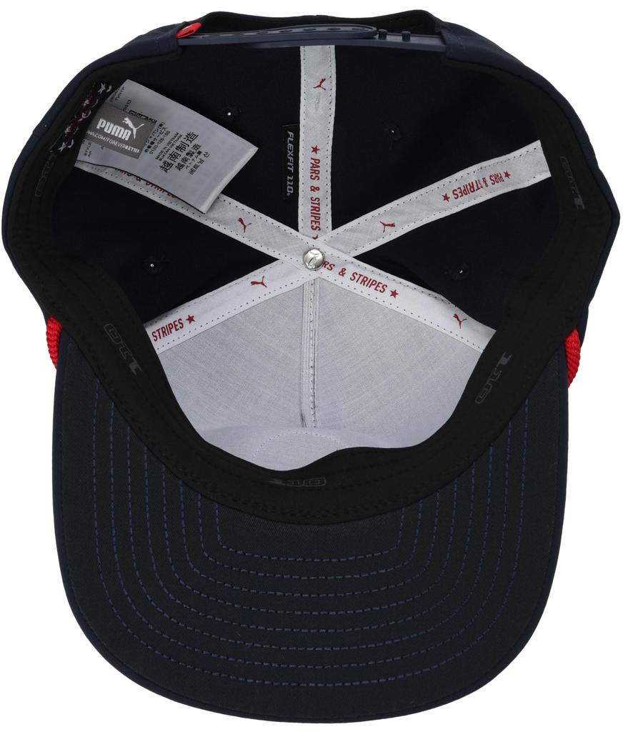 PUMA Golf Pars Stripes Tech Cap Deep & 025241_02 Navy_AD