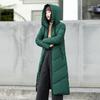 Women Coat TIDENOVEL Winter Women Thick Cotton Padded Coat Down Parka Women Long Jacket Hooded Plus Size