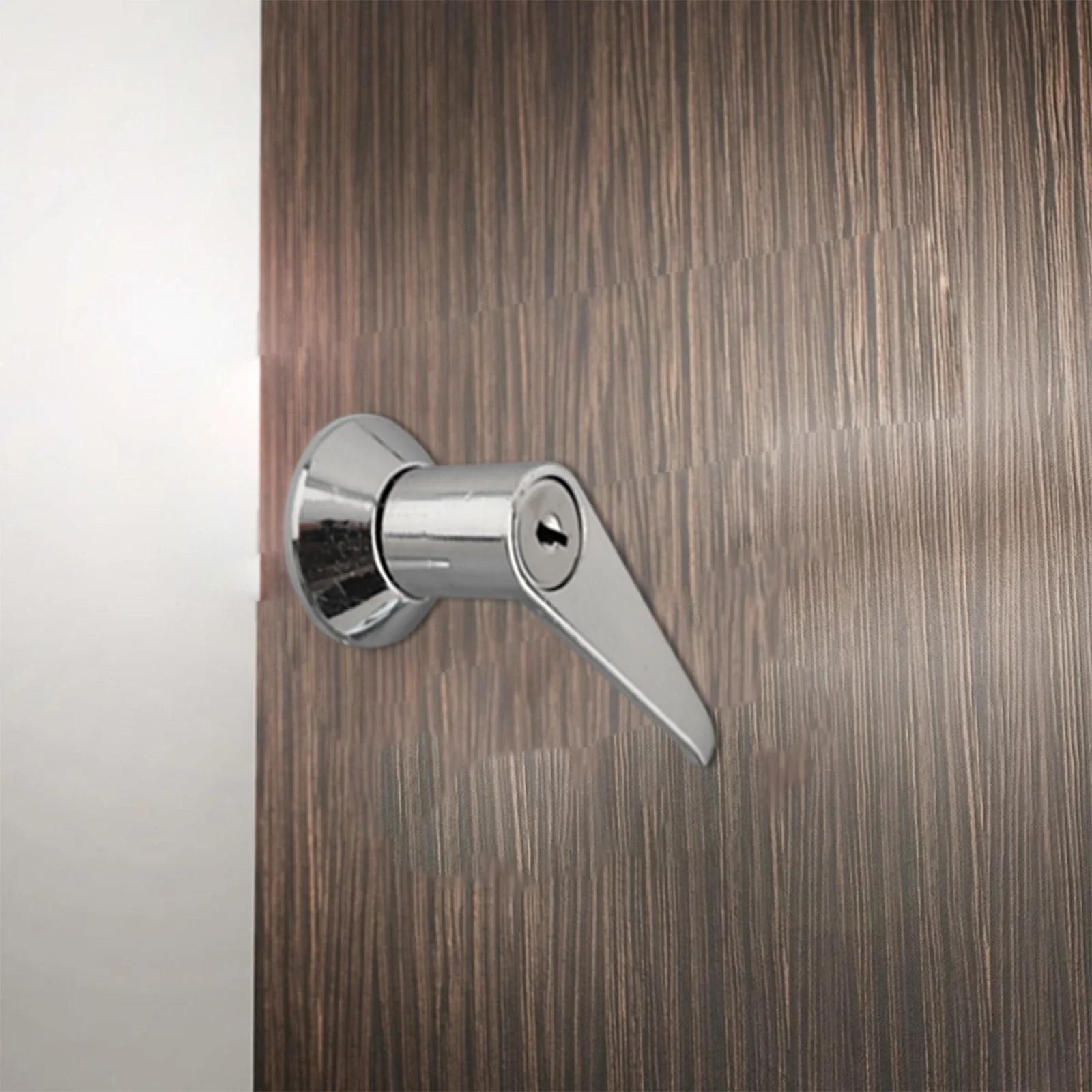 

2 Keys Handle Lock Aluminium Alloy Handle Lock 23*22*2-R2.5 Mm Hole Opening Size Secure Fit Versatile Application China Mainland