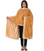 TreegoArt Fashion Women's Velvet Blend Embroidered Gota Pati Lace Border Dupatta Chunni - Pack Of 1