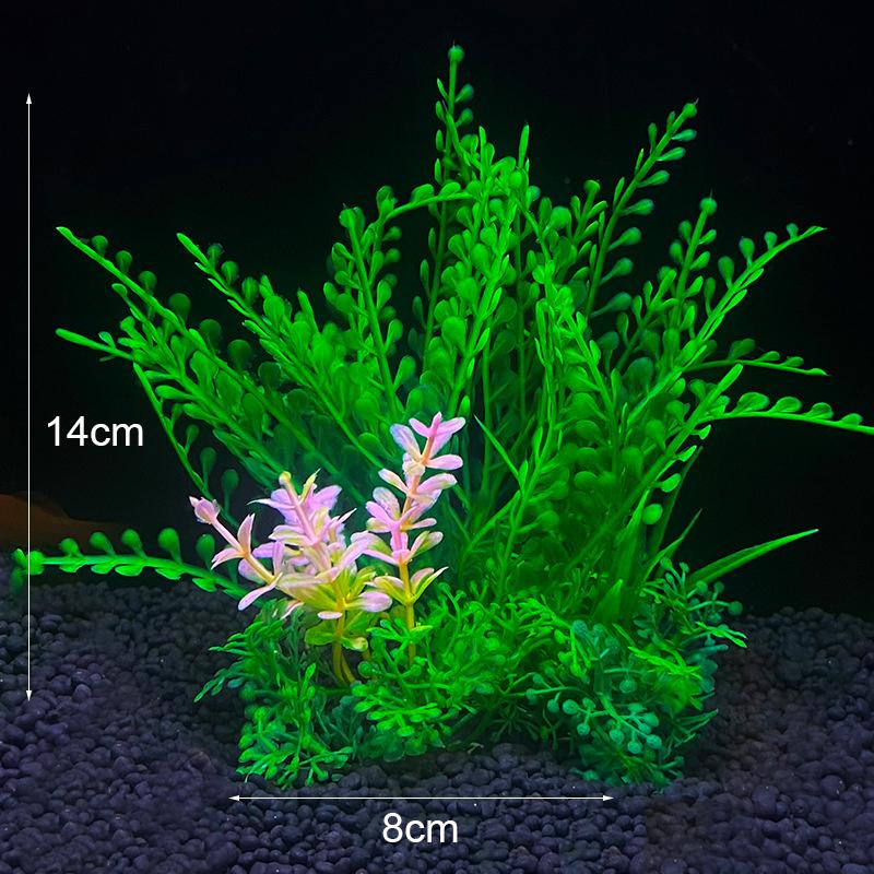 Artificial Aquarium Decor Plants Underwater Water Grass Aquatic Plastic Plants For Fish Tank Aquarium Decorations
