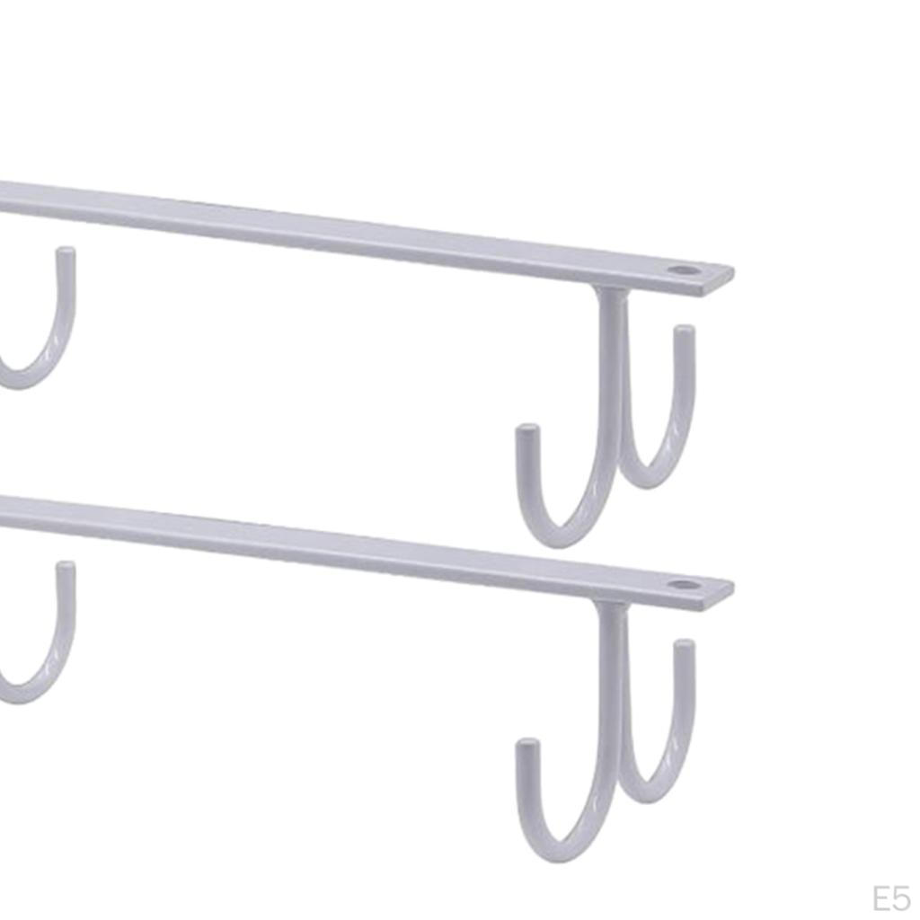 2 Pieces Hooks for Cups Glasses Storage Kitchen Utensils Ties Belts And Scarf Hook