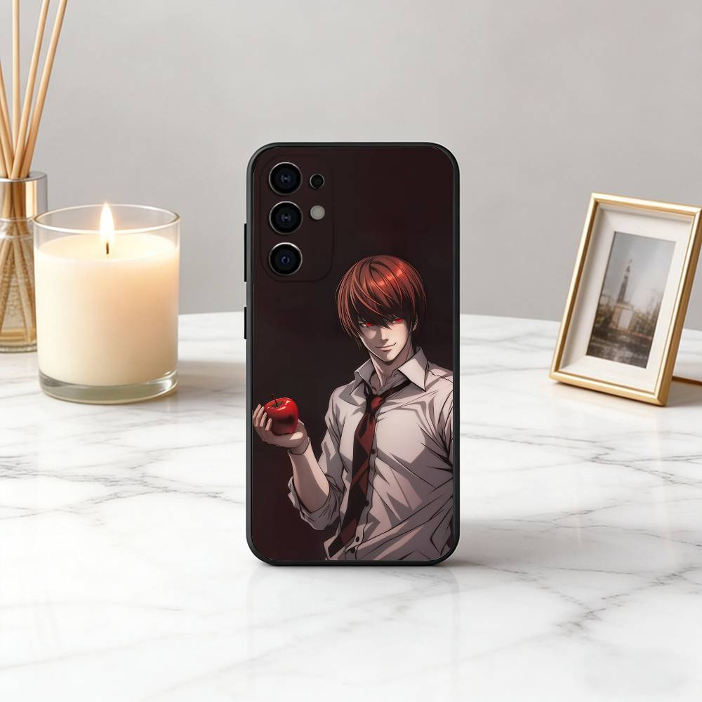 

D-Смерть N-Заметки L-Лайт Y-Ягами K-Кира Чехол для телефона для Samsung S25,S24,S21,S22,S23,S30,Ultra,S20,Plus,Мягкий силиконовый черный чехол Samsung S20fe