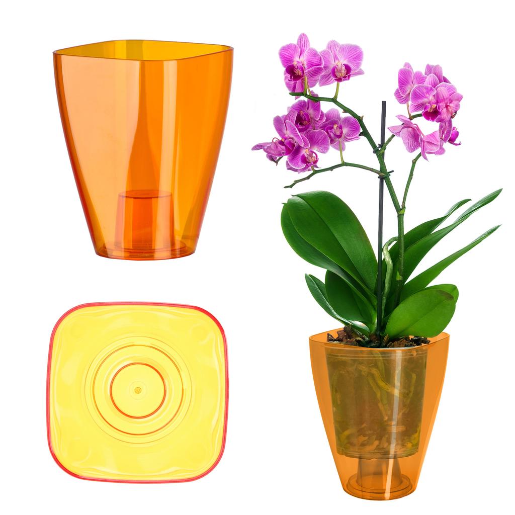 KADAX Pot Cover for Orchid Flower Pot Plastic Flowers