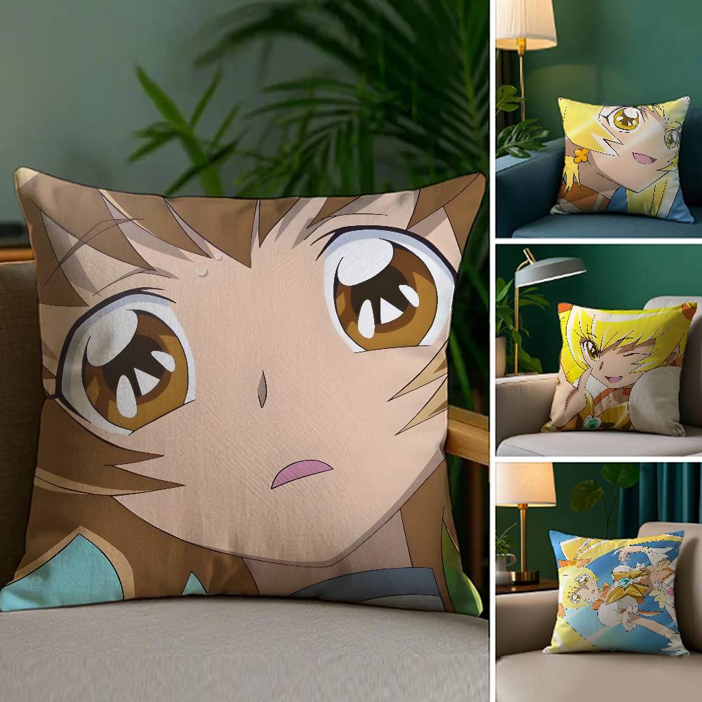 Itsuki M-Myoudouin Pillow Case Sofa and Living Room Decorative Cushion Covers Dust-proof and Mite-proof Invisible Zipper