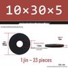 Blackened Thickened Metal Flat Washer Spacer, Round, M3-M42