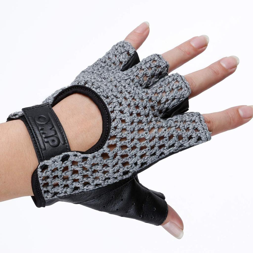OMP Racing Tazio Driving Size Gloves, L, Black/Gray