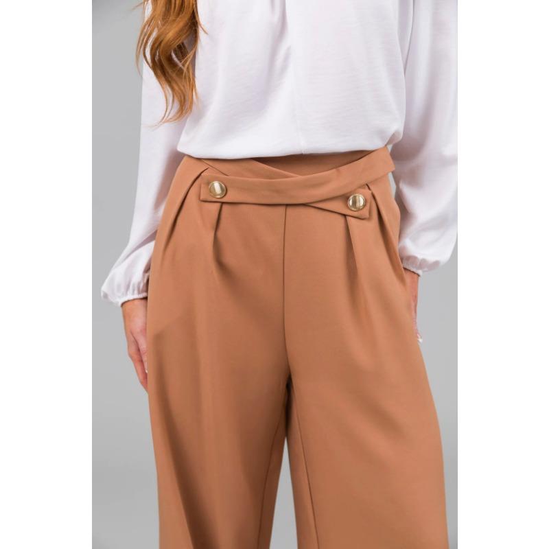 Plus Size Spring and Summer Women's Pant Casual Fashion Loose Type Straight Trousers