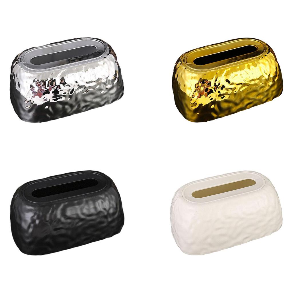 Acrylic Tissue Box Paper Holder ,Tissue Holder , Luxury Creative Desktop Organizer for Farmhouse Counter Hotel,