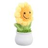 Crochet Sunflower Cute Knitted Sunflower In Pot Mothers Birthday Gift Office Desk Decor