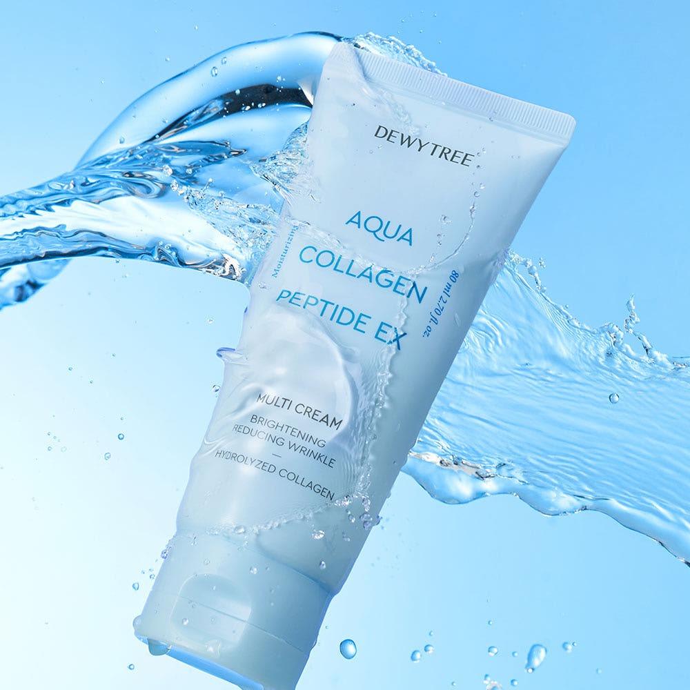 Dewytree Aqua Collagen Peptide EX Multi Cream 80ml + 80ml Hydrating Firming Care