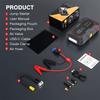 Car Jump Starter with Air Compressor Peak Auto Battery Booster 150PSI Air Pump Portable Power Bank Tire Inflator Lighting