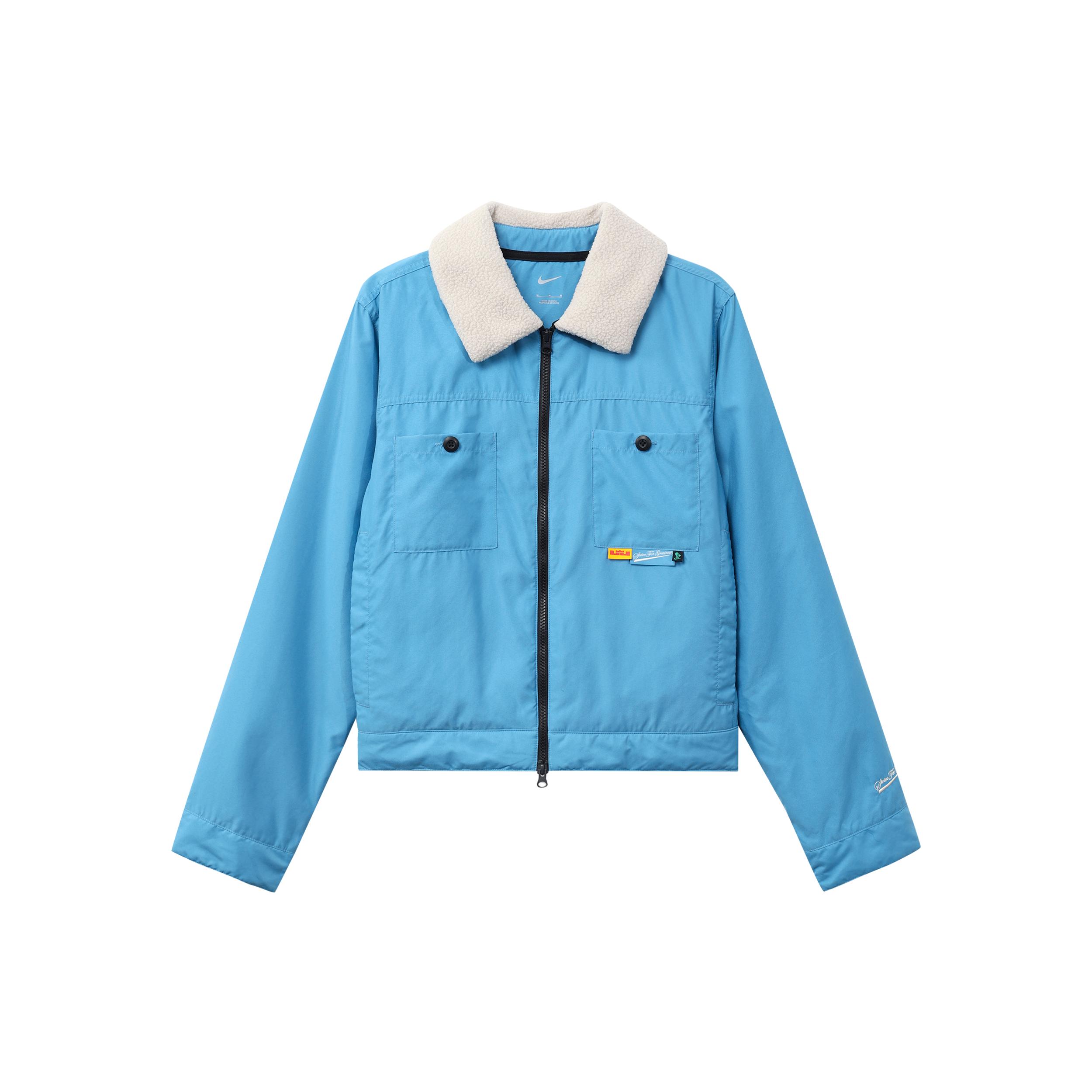 Куртки Nike Мужские Синие Лацканы Умеренные Другое DA6716-469 XL