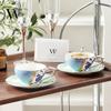 WOOCH Ceramic Couple Cup and Saucer Gift Set