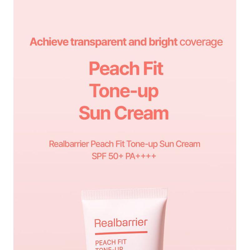 Realbarrier - Crème Solaire Teintée Peach Fit