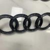 hot A7 2012-2023 4 Ring Logo ABS Directly Covered Emblem Car Hood Front Grill Rear Trunk Emblem Badge A7 Refit Accessory