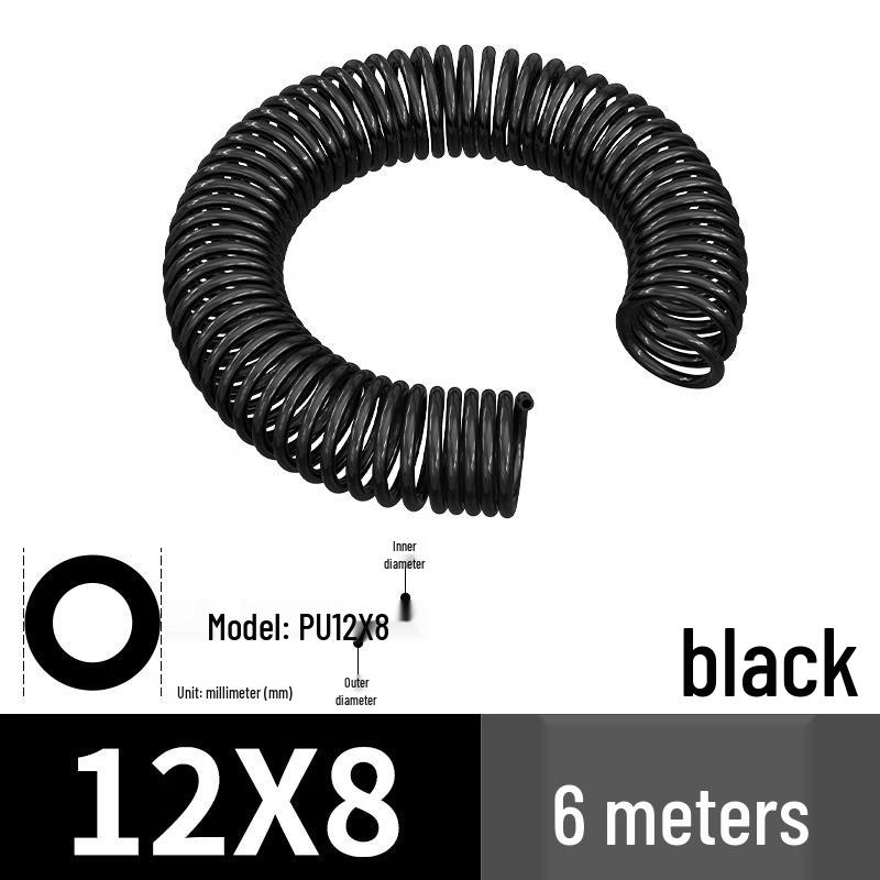 High-Pressure Retractable Air Hose with Quick Couplings