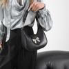 Y2k Style Dumpling Shoulder Bag Bow Half-moon Handbag Sweet Bowknot Crossbody Bag  Travel