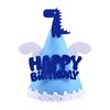Happy Birthday Hat Dinosaurs Whales Bright Color No Deformation Adorable Adult Children Birthday Felt Hat Party Supplies