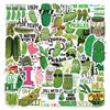 50PCS Cartoon Pickle Stickers - Waterproof Decor for Luggage, Notebook & Guitar AnimeWorlds Store