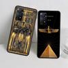 Egypt Pharaoh mural Phone Case For Xiaomi Redmi Note 12 Plus 12S 11 11T Pro 5G 11E 11S 4G 10 10S 9 9S 9T 8 8T 7 6 5 Cover Shell