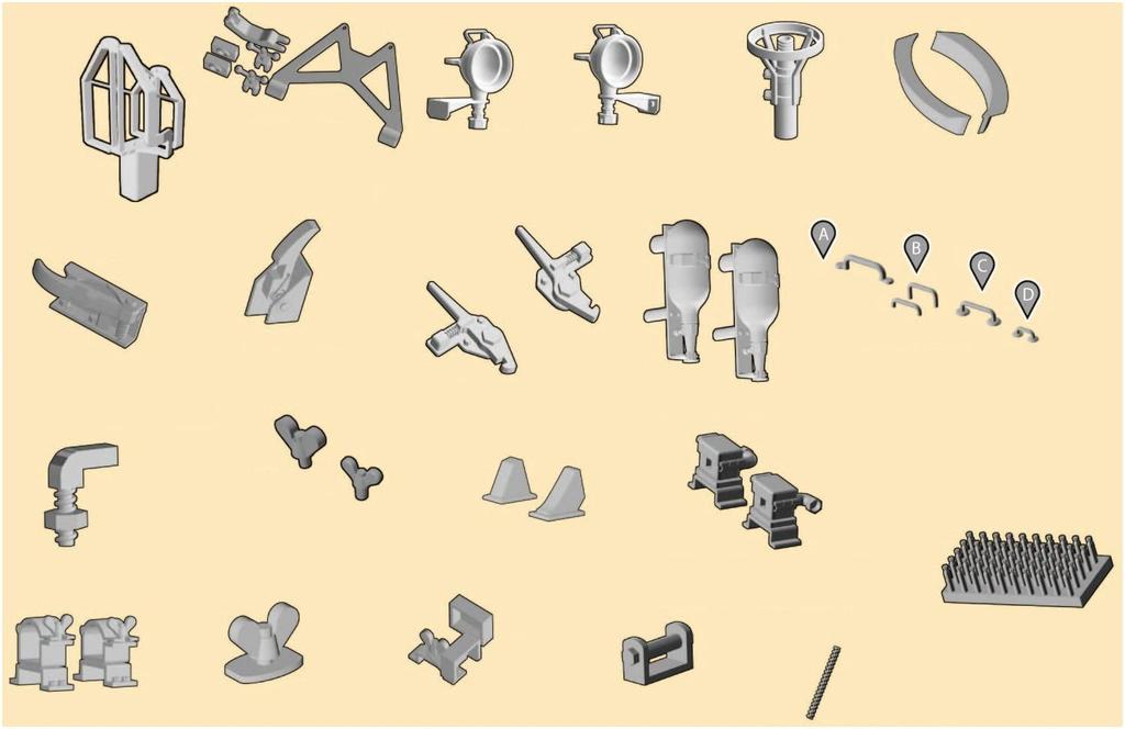 Passion Models British Cruiser Tank A34 Comet 3D Parts Set Tamiya Plastic Model Parts 1/35 (for MM35380) P35T-016