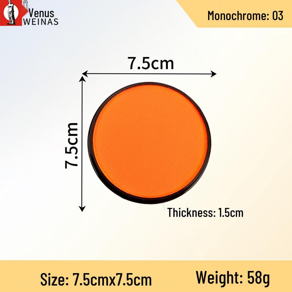 Monochrome Water-Soluble Body Paint for Kids DIY Halloween Cosplay Face Painting Palette