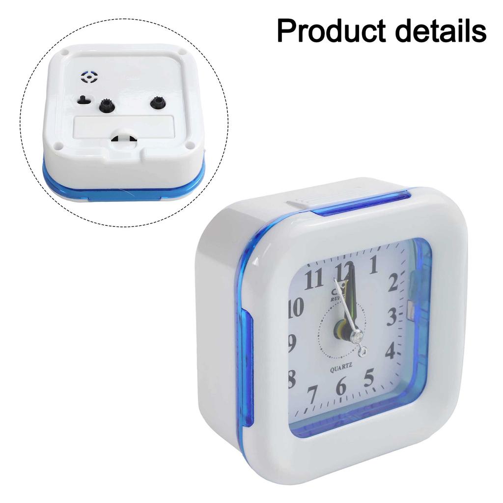 Clock Alarm Clock Bedroom Home Decorations Kitchen Clock Radios Blue Green Orange Purple Stably Stand High Quality