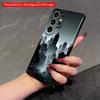 2DFlat Samsung Phone Case Urban Silhouette Cityscape Phone Case Applicable To Galaxy S22 S23 S24 S25ULTRA S26 A12 A13 A14 A15 A16
