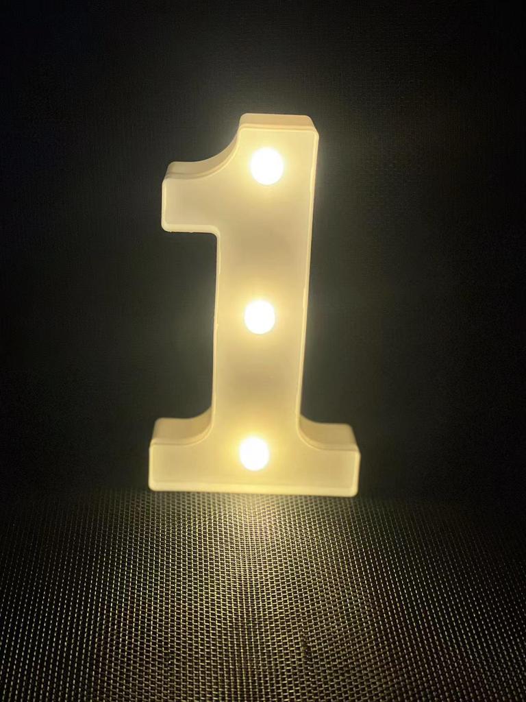 LED Love Letter & Number Lights for Valentine's Proposal Decor