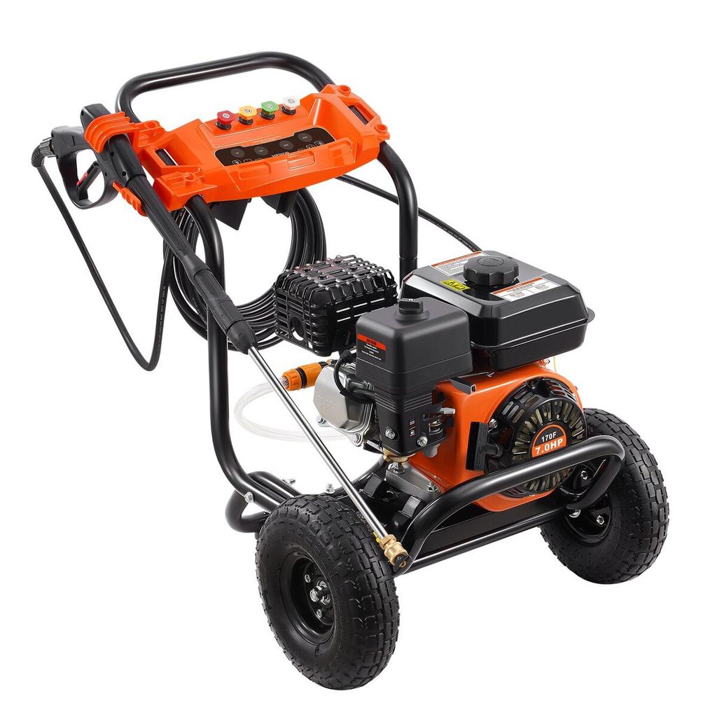 Gas Pressure Washer 3500 PSI 10L/min 2.6 GPM with 5 Nozzle Set for Cars