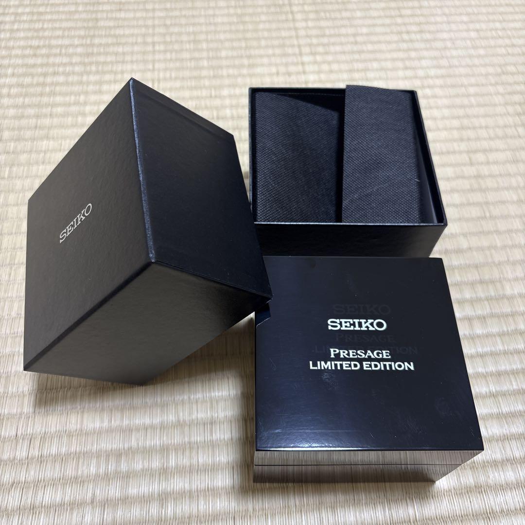 

[Б/У] Часы SEIKO PRESAGE Лимитированная серия пустая коробка (с внешней коробкой)