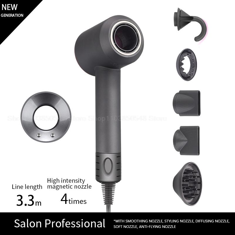Super Hair Dryer 220V Leafless Hair Dryer Personal Hair Care Styling Negative Ion Tool Constant Anion Electric Hair Dryers