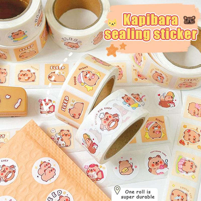 300 naklejek Cartoon Capybara Graffiti naklejka na butelkę z wodą Laptop bagaże naklejki na laptopa dekoracja dziecko nagroda prezent zabawka