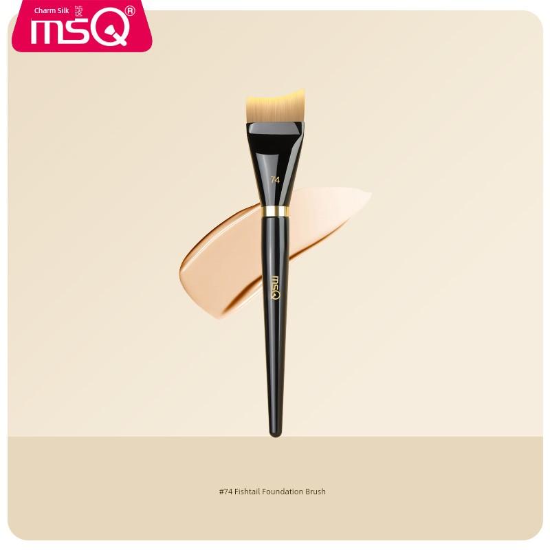 

Msq/Meisikou Piano Master No. 74 Mermaid Tail Foundation Brush Flat Head Makeup Artist Special Foundation Liquid Brush Makeup Brush Fiber Wool