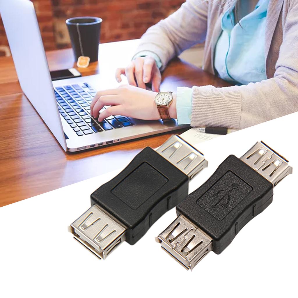 Standard USB 2.0 Typ A hona till hona förlängningskoppling Adapter Converter