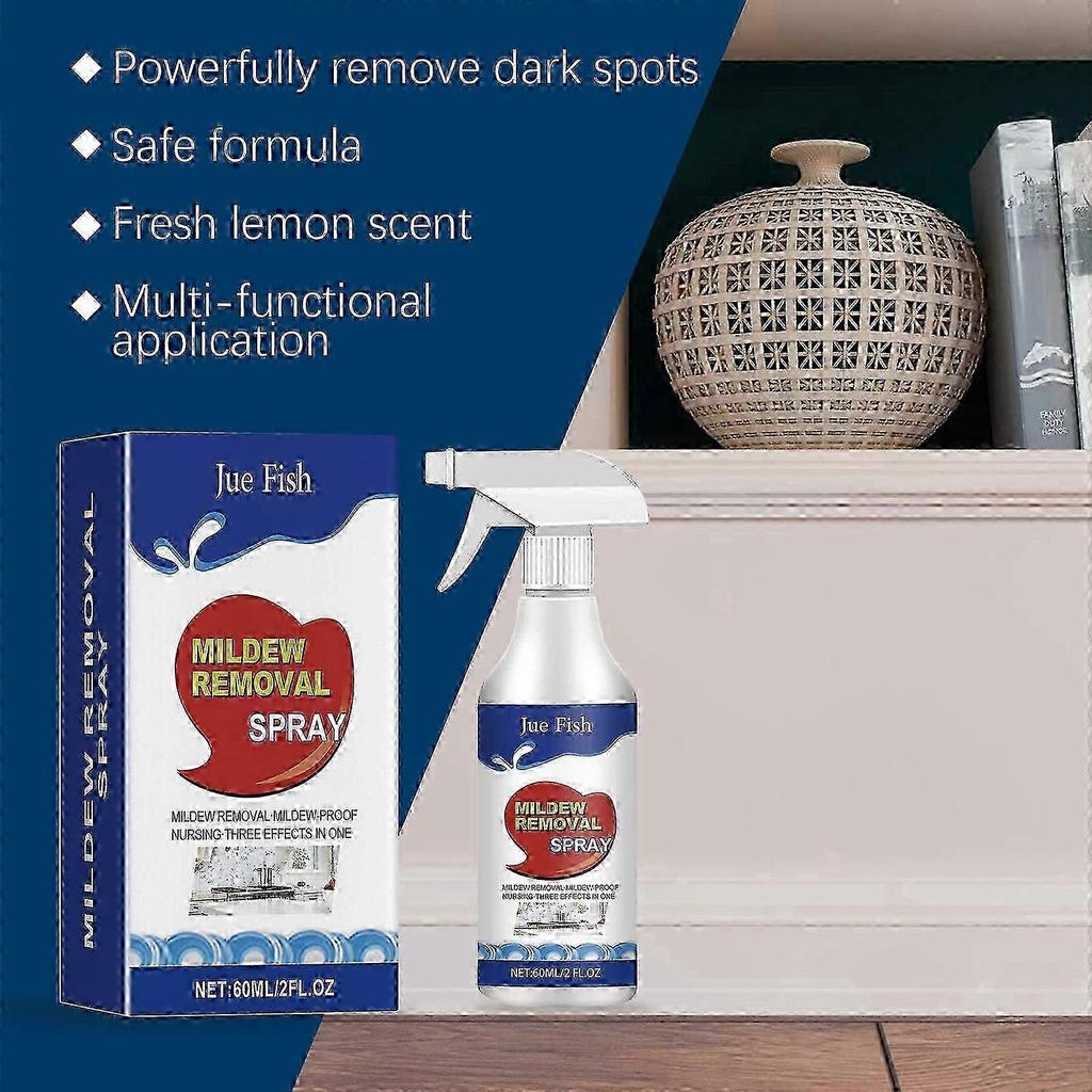 Spray Rimuovi Muffa, 1 pezzo Detergente Rapido per Muffa con Bicarbonato di Sodio e Deodorante per Casa e Cucina