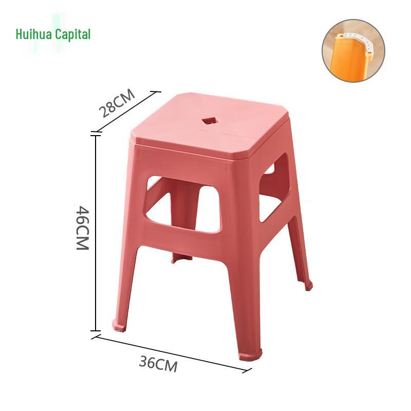 HUIHUADU Extra Thick Household Plastic Stools