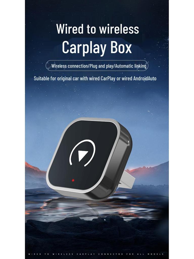 Cross-border CarPlay Box: Wired to Wireless Android Auto & Wireless CarPlay Converter