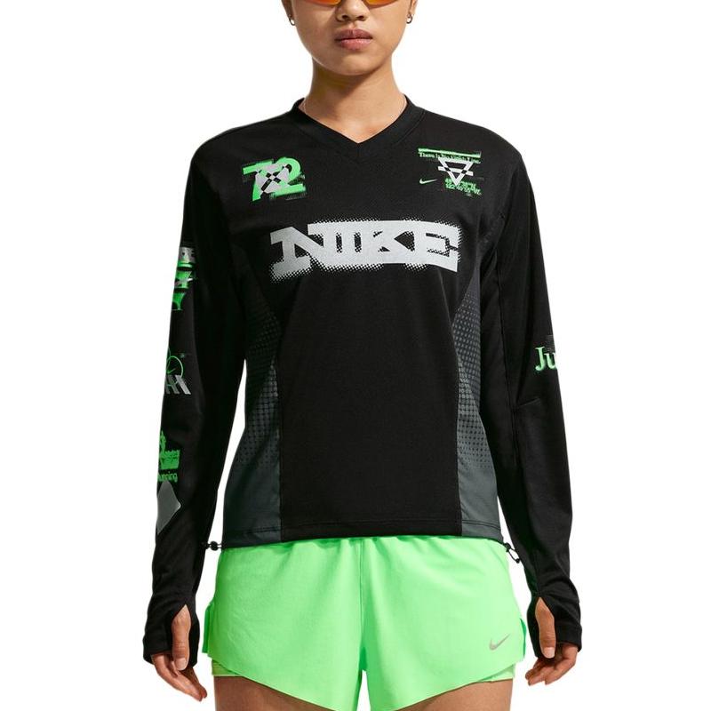 Nike Swift Color Block Long Sleeve Running T-Shirt Women tops IM7543-010